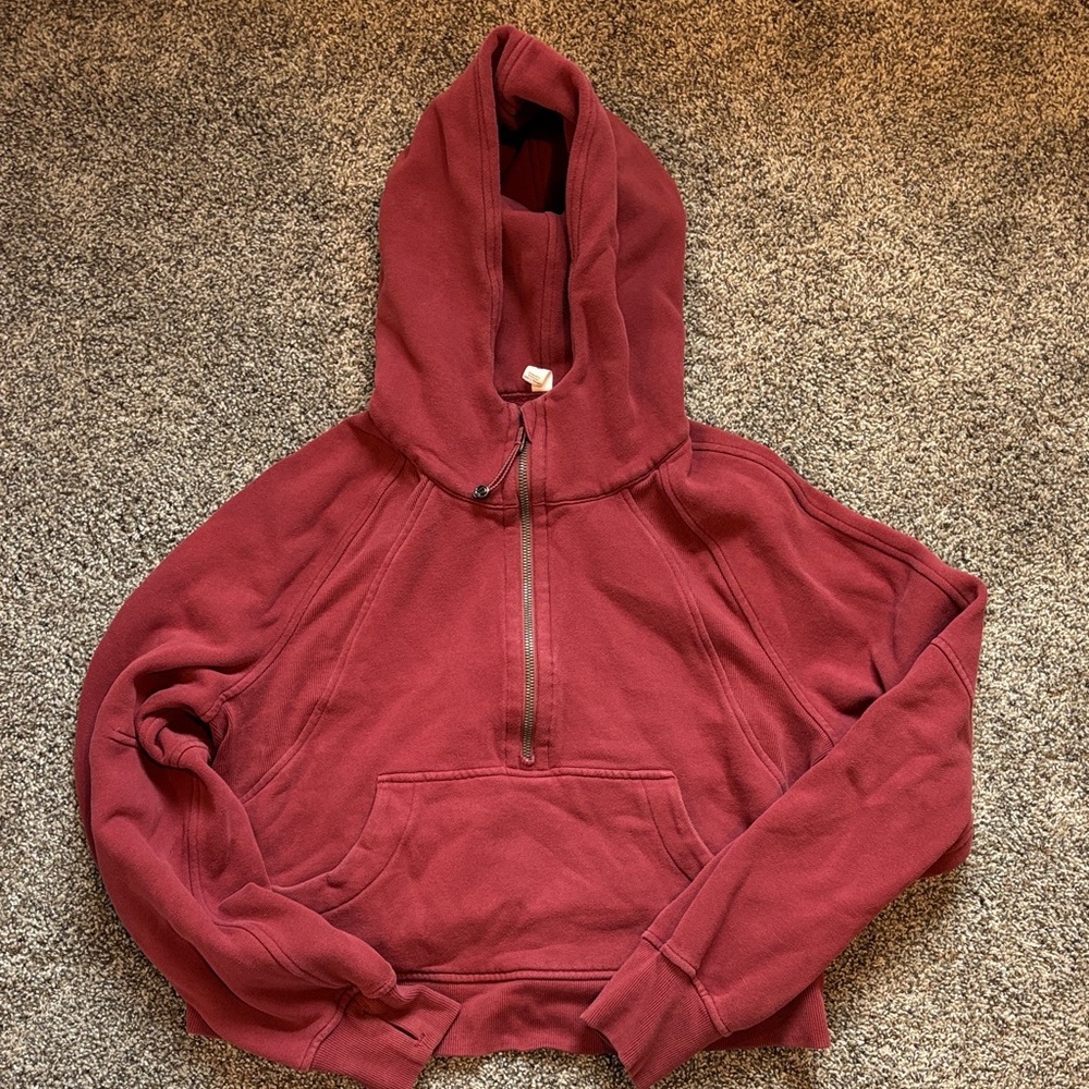 Women's Lululemon Burgundy Hoodie